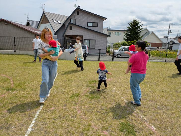 保育参加がありました♪（0・1歳児クラス）｜認定こども園 北見のぞみ幼稚園